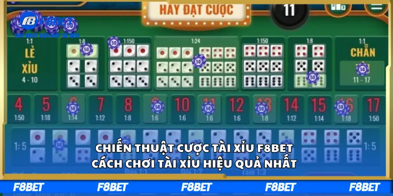 Chiến Thuật Cược Tài Xỉu F8BET – Cách Chơi Tài Xỉu Hiệu Quả Nhất